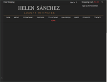 Tablet Screenshot of helensanchez.com